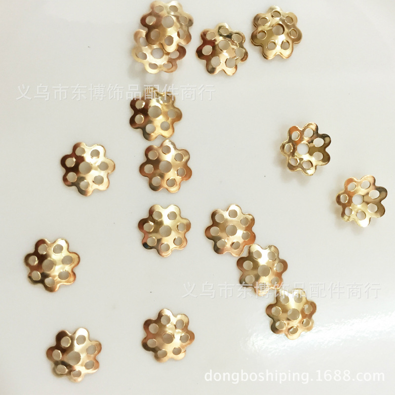 Small Flower Holder Medium Hair Decoration Beads Pearl Spacers Loose Diy Jewelry