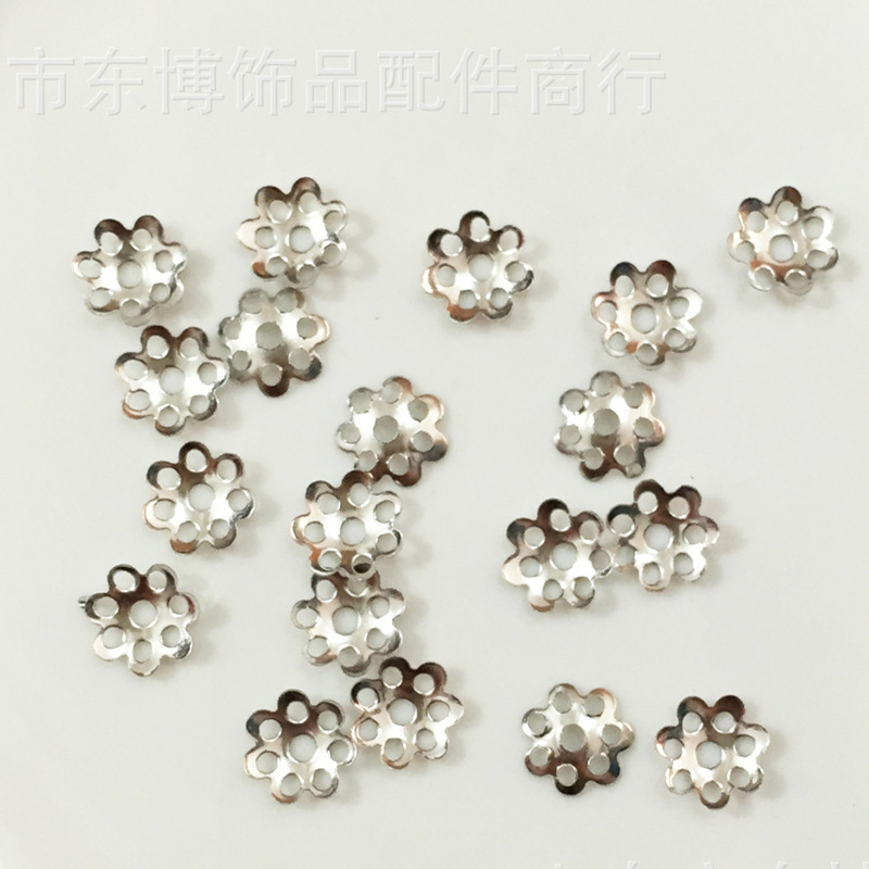 Small Flower Holder Medium Hair Decoration Beads Pearl Spacers Loose Diy Jewelry