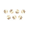 Small Flower Holder Medium Hair Decoration Beads Pearl Spacers Loose Diy Jewelry