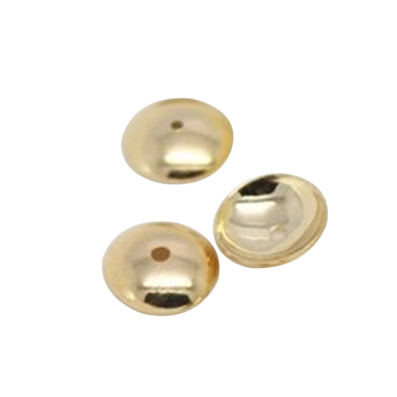 Smooth Flower Tray 4#5#6#8# 10,000 Pieces Per Pack Iron-plated Round Glossy Concave Bead