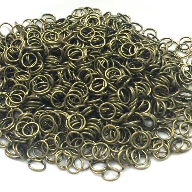 Iron Ring Open Flat 1kg/pack Electroplating Pendant Jewelry Accessories Material