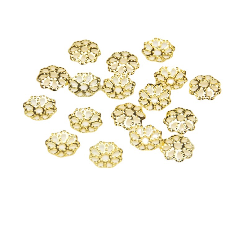 Pit Pattern Flower Support Iron 10,000 Pieces Per Pack Diy Jewelry Accessories Small Hats