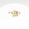 Iron Beads, Gold Electroplated Jewelry, Loose 2.4 3.2 4.0 5.0 6.0 8.0 Diy Accessories