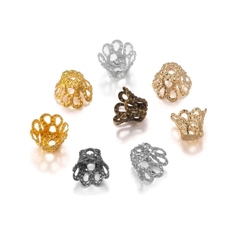Small Wine Glass, Large Beaded Flower Holder, Headdress Material, Hairpin, Electroplating