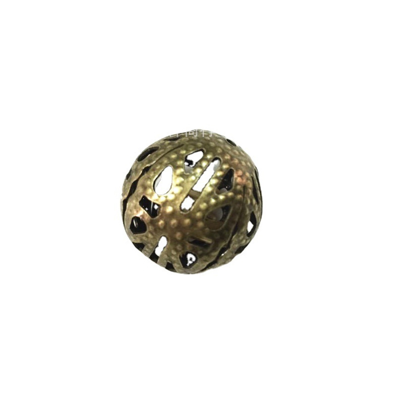 Hollow Material Earrings Jewelry Pendants Accessories Golden Flower Balls Bells European
