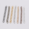5cm, 7cm Tail Chain Extension Necklace Electroplating Jewelry Accessories 1000 Pieces Per