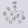 Medium Three-wire Metal Clip Two-tooth Feather Fixed Hair Accessories Clothing Material