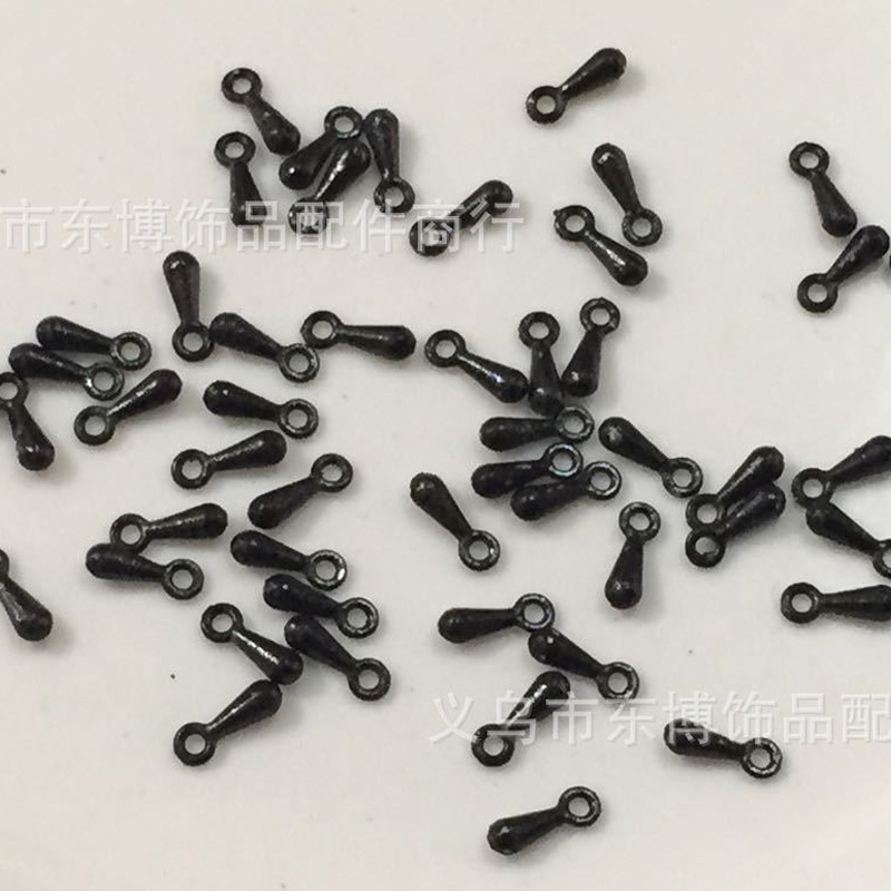 Small Water Drop Round Alloy Pendant Jewelry Accessories 5000 Pieces Per Pack Diy