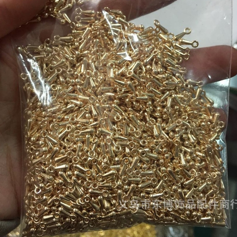 Small Water Drop Round Alloy Pendant Jewelry Accessories 5000 Pieces Per Pack Diy
