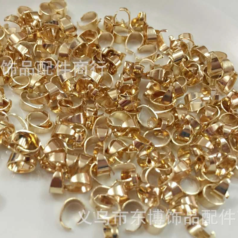 Thick Melon Seed Buckle Medium Size 4*8mm Pendant Clip 2000 Pieces Per Pack Jewelry