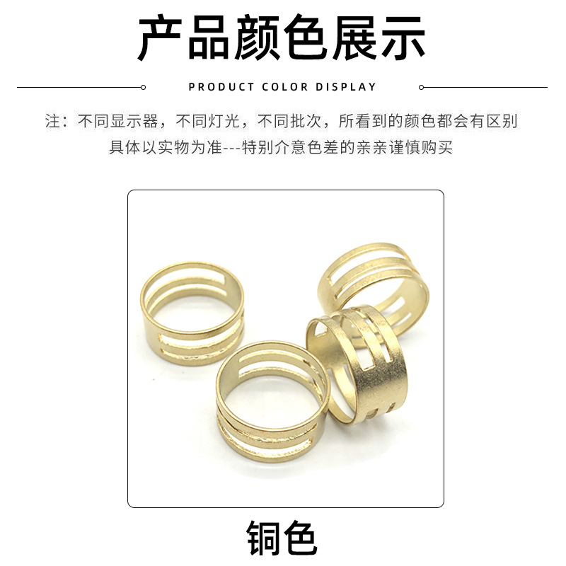 Handmade Ring Hanging Open Copper Single Opener Diy Jewelry Accessories Source