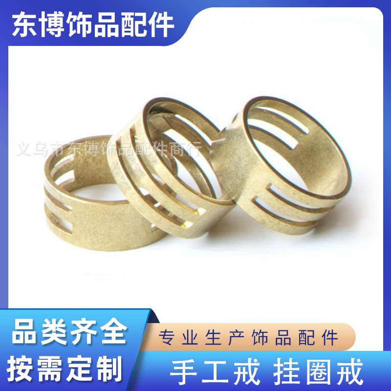 Handmade Ring Hanging Open Copper Single Opener Diy Jewelry Accessories Source