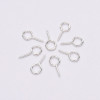 Sheep's Eye Nail Pearl Screw Thread 9-character Sheep's Horn Pendant Hook Jewelry Bulk