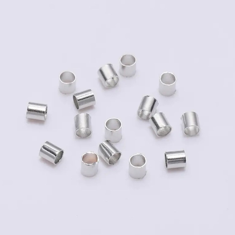 Positioning Tube Beads 2.0*2.0 10,000 Pieces Per Pack Jewelry Accessories Metal Plating