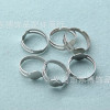Ring Holder Processing Diy Jewelry Accessories Electroplating Handmade Round Adjustable