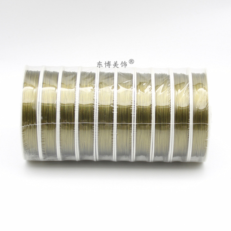 Steel Wire Electroplated White K Crystal Beads Diy Metal Jewelry Accessories 10 Small