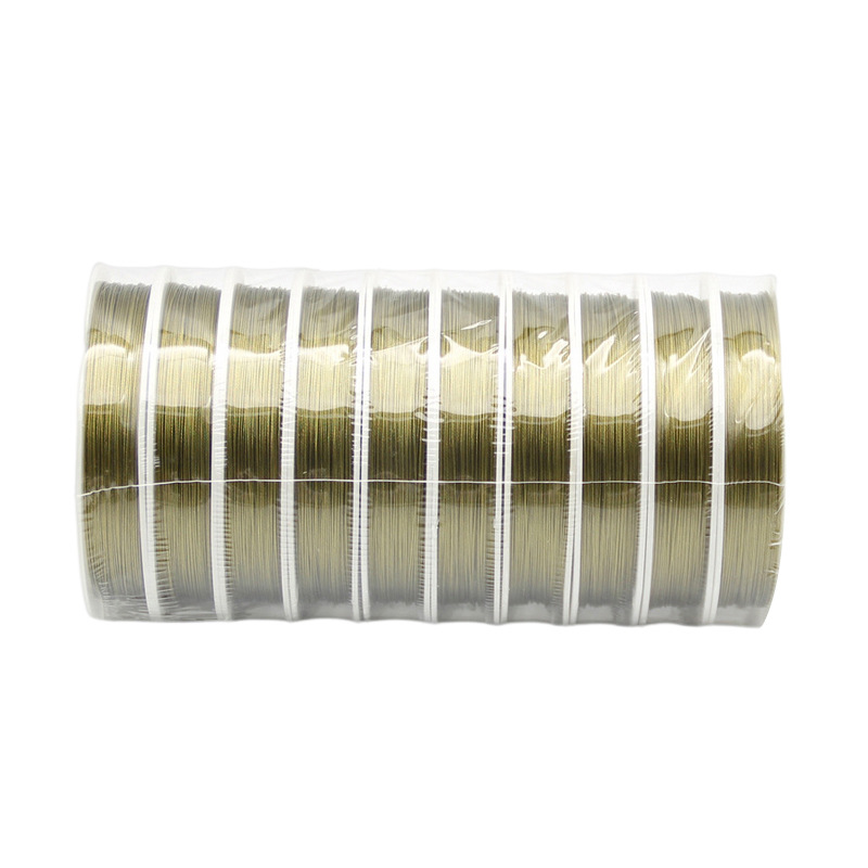 Steel Wire Electroplated White K Crystal Beads Diy Metal Jewelry Accessories 10 Small
