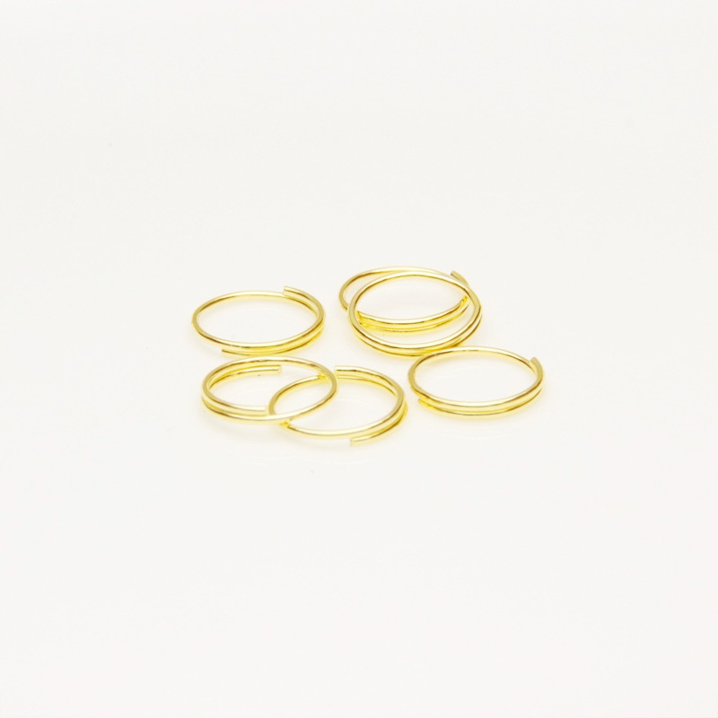 One and a Half Iron Hoops, Double Hoop Hanging Ornaments, Connection Jewelry Accessories