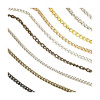 Encrypted Iron Chain Necklace Bracelet Sweater Accessories Electroplating Jewelry Each