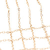 Flat Pressed Chain Cross Diy Each 100 Meter Jewelry Accessories Iron Plating