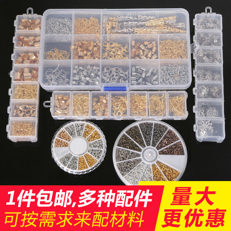 Diy Jewelry Beaded Bracelet Earrings Flower Holder Lobster Clasp Pliers Tool Material