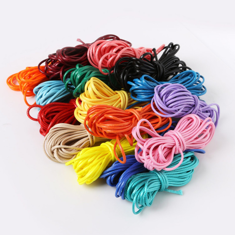 2mm Korean Wax Wire Necklace Rope Wax Imitation Leather Diy Homemade Bracelet Material