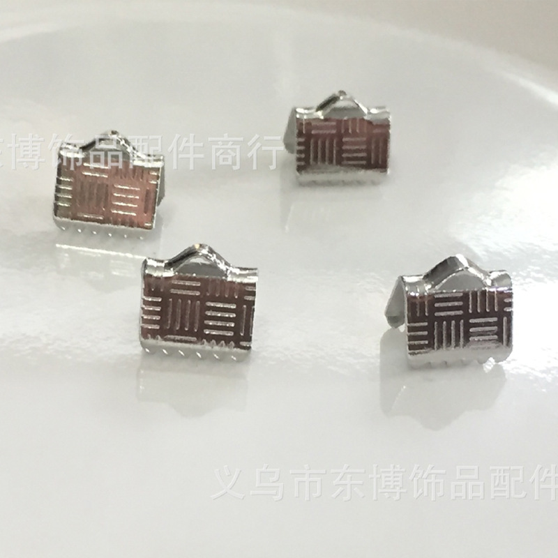 Plaid Buckle Accessories New Style Diy Jewelry Iron Electroplating Material Manufacturer