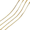 Simple and Fashionable Snake Bone Chain Gold Wire Copper Square Electroplating