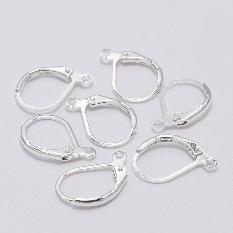 D-shaped Ear Hooks, Oval Ear Iron French 1000 Pieces Per Pack, Jewelry Materials and