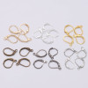 D-shaped Ear Hooks, Oval Ear Iron French 1000 Pieces Per Pack, Jewelry Materials and