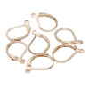 D-shaped Ear Hooks, Oval Ear Iron French 1000 Pieces Per Pack, Jewelry Materials and