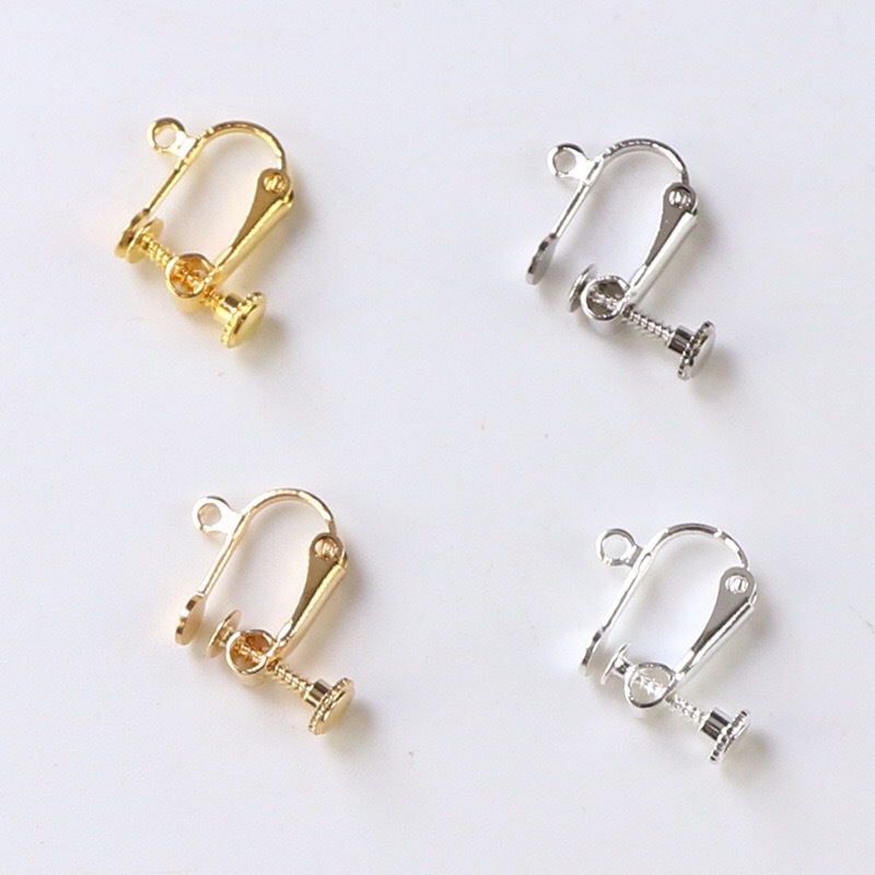 Screw Ear Clip Earrings Without Earholes Retro Spiral Accessories Diy Manufacturers