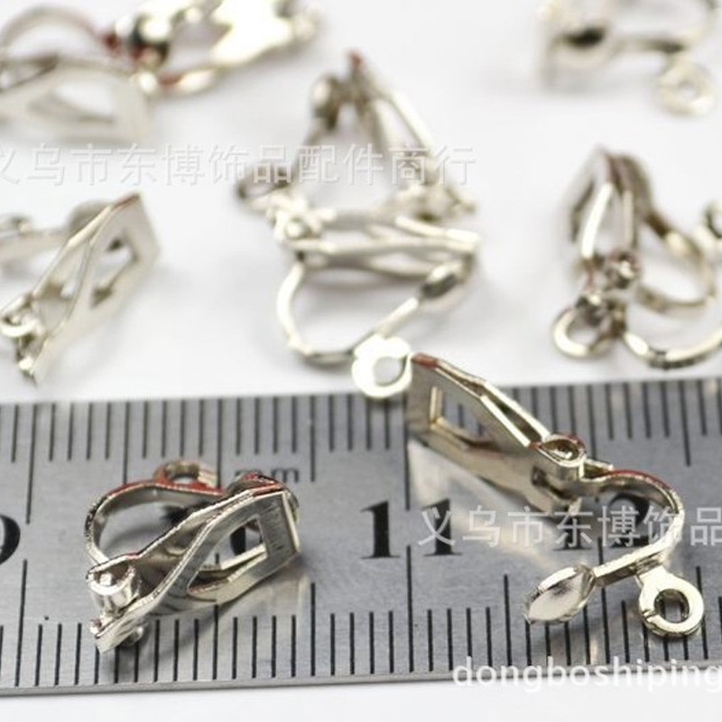 Metal Triangular Ear Clip Straps Without Pierced Ears Can Be Worn Diy Jewelry Buckle 1000