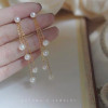 235sf Tassel Chain Ultra-fine Flat-pressed Clavicle Copper-clad Iron Cross 1.5mm Jewelry