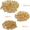 Drill Ring Iron Wheel Bead Spacer Rhinestone Bracelet Necklace 10# 1000 Pieces Per Pack