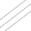 Bead Chain Necklace Jewelry Electroplated 1.5 2.0 2.4 Metal Material Clothing Accessories