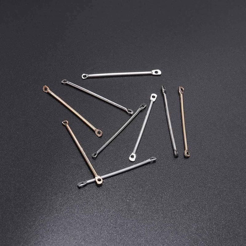 Double Hole Connecting Rod, Earrings, Pendant Necklace, 2000 Pieces Per Pack, Jewelry