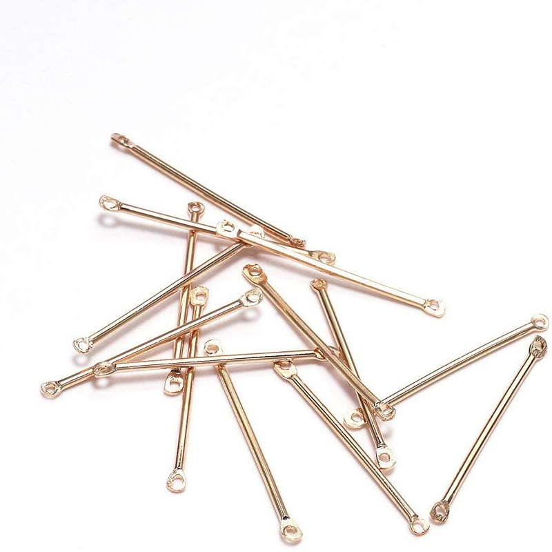 Double Hole Connecting Rod, Earrings, Pendant Necklace, 2000 Pieces Per Pack, Jewelry