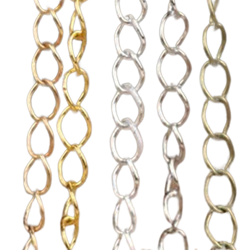 Copper-clad Iron Tail Chain 150cp160cp Each 100 Meters Jewelry Accessories Copper Plating