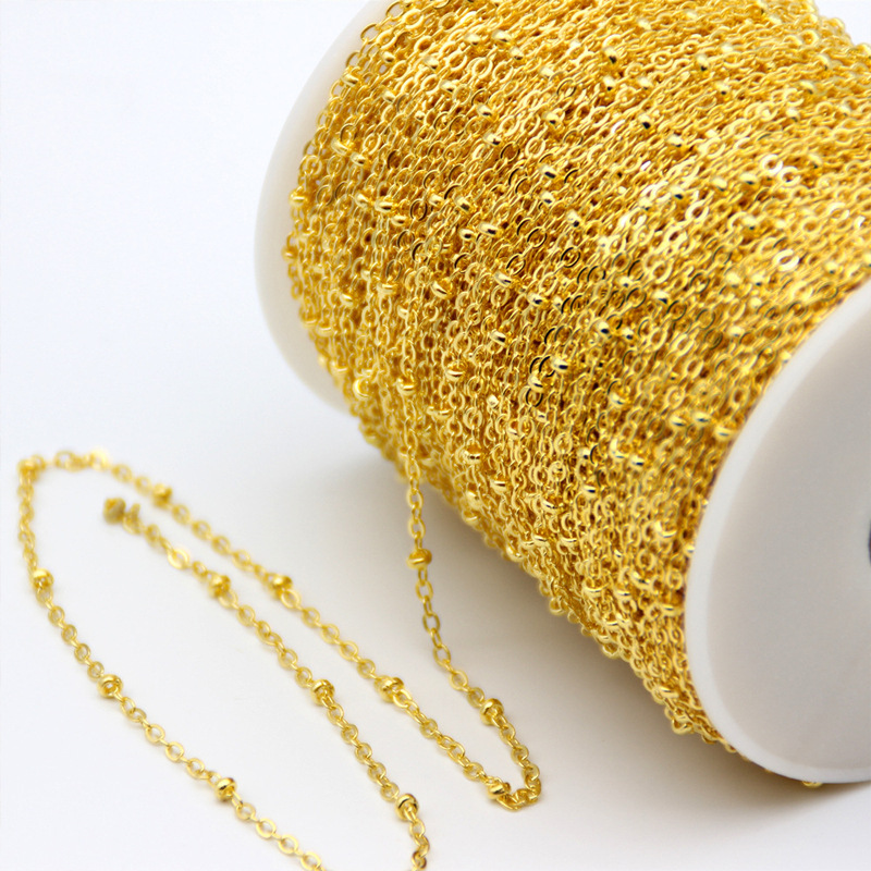Ball Chain with Beads Copper Waist Clothes Hanging New Girls Jewelry Accessories