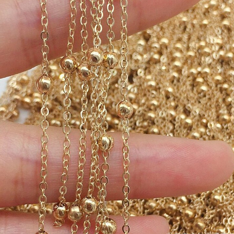 Ball Chain with Beads Copper Waist Clothes Hanging New Girls Jewelry Accessories