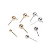 Bead Needles with Hanging 4, 5, 6mm Ear Earrings, Iron Plating Jewelry Accessories