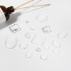 Hemisphere Time Gem Glass Patch Diy Jewelry Accessories Special White Embryo for