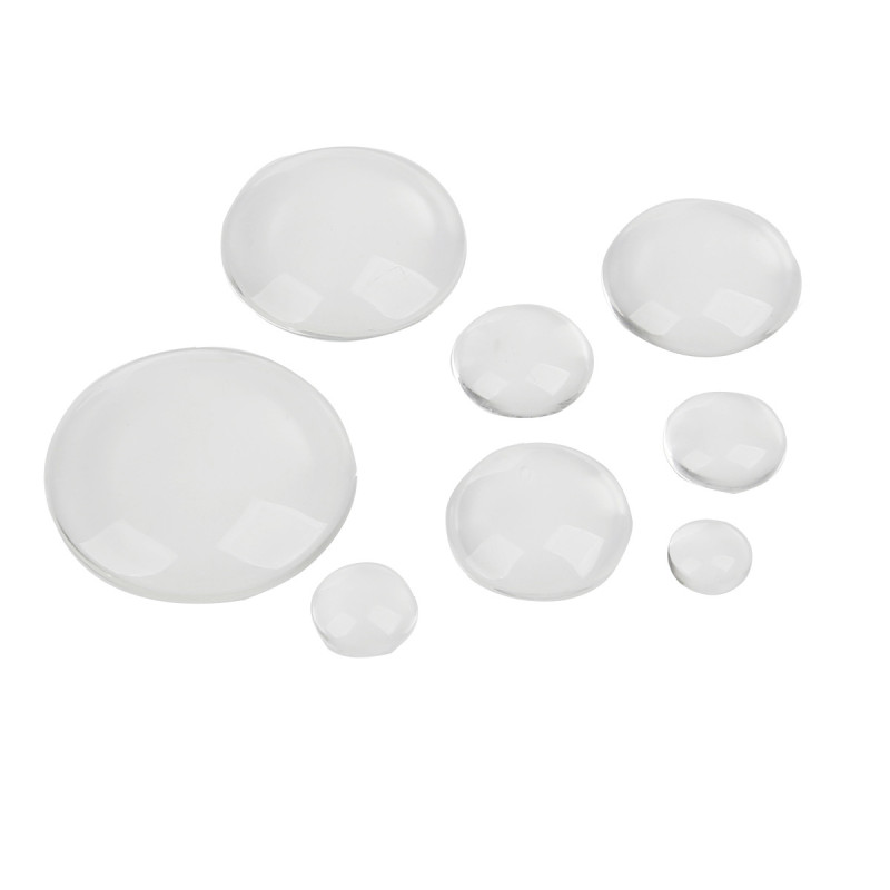Hemisphere Time Gem Glass Patch Diy Jewelry Accessories Special White Embryo for