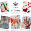 Solid Color Round Beads Acrylic Children Diy Handmade Beading Material Spring Candy