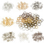 Open Hoop Iron Ring Buckle Handmade Diy Material Flat Earrings Bracelet Necklace Pendant