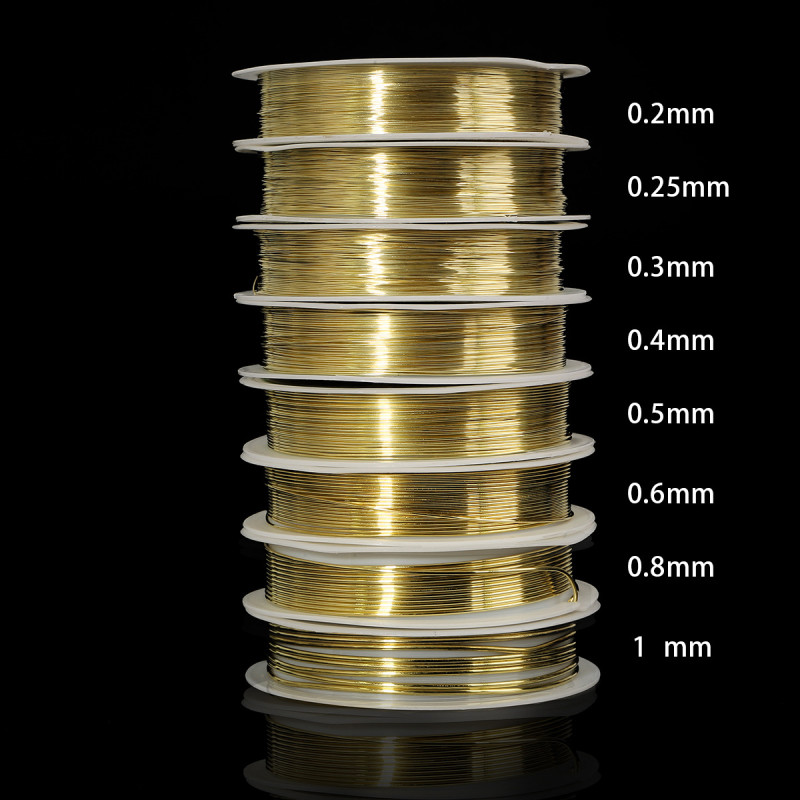 Copper Wire Jewelry Diy Handmade Crafts Material for Hairpin Metal Shaping 1mm Thick