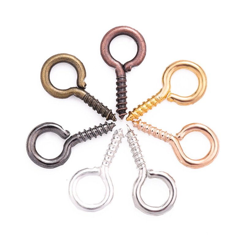Sheep's Eye Screws, Sheep's Horn Round Head Hanging Rings, Self-tapping Thread Nails