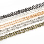 Handmade Diy Earrings Pearl Metal Chain O-shaped Necklace Jewelry Accessories Extended