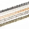 Handmade Diy Earrings Pearl Metal Chain O-shaped Necklace Jewelry Accessories Extended